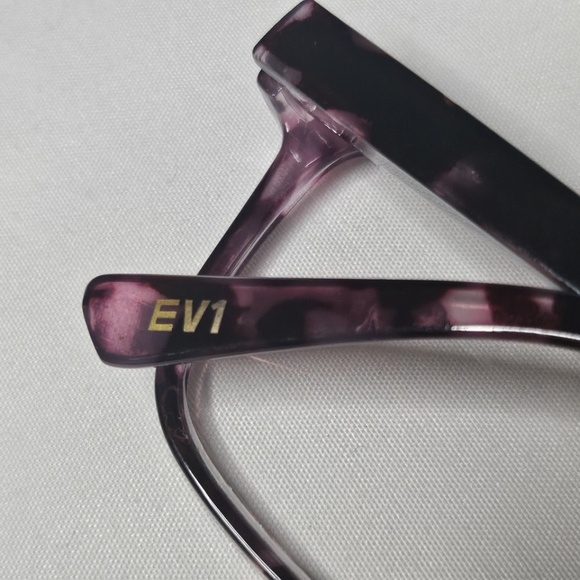 New EV1 Ellen DeGeneres Maise Purple Tortoise +1.75 Readers Reading Glasses Case - Picture 8 of 16